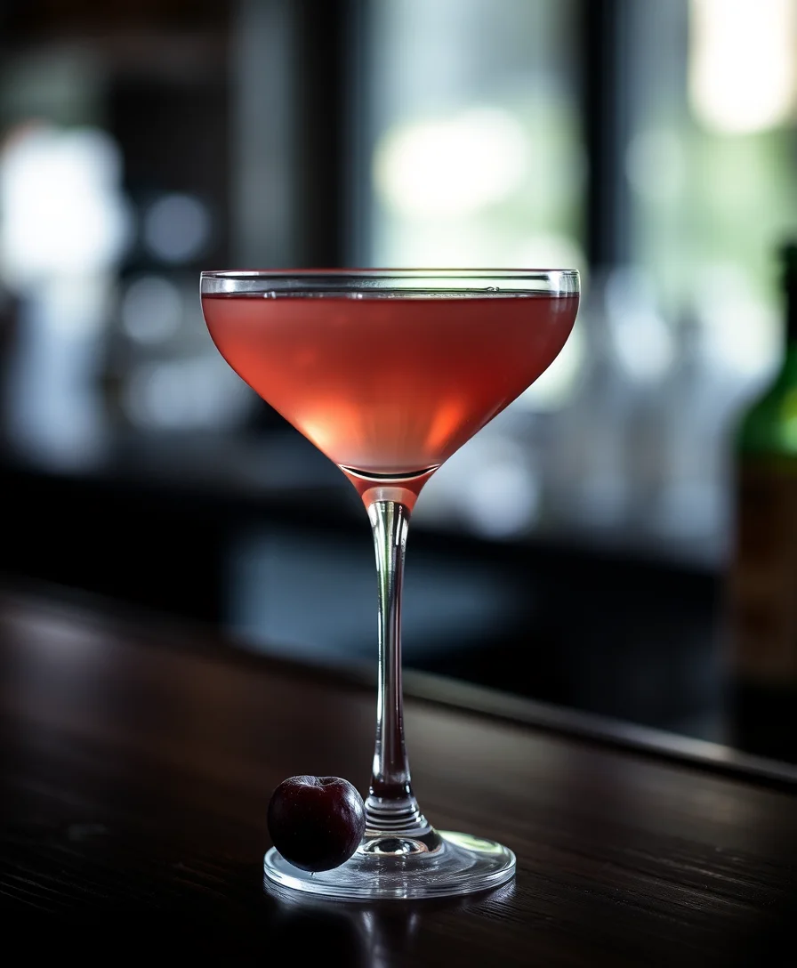 Plum Sake Martini