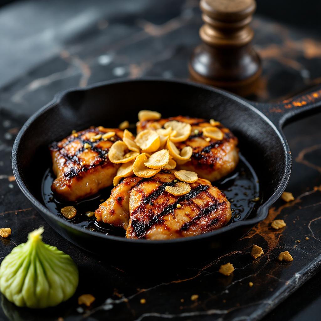 Iron-Pan Garlic Butter Chicken