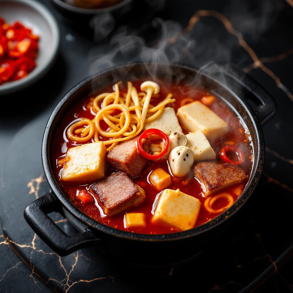 Korean-Style Kimchi Hot Pot