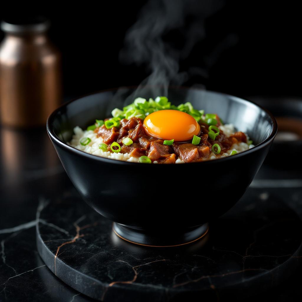Tsukimi Sukiyaki Donburi
